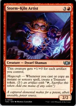 Storm-Kiln Artist - Normal - U - Creature - Dwarf Shaman - Commander: Tarkir: Dr - Image 1