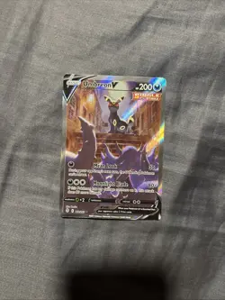 Pokemon Umbreon v TCG Holo Ultra Rare Card Evolving Skies 189/203 NM/M Condition - Image 1