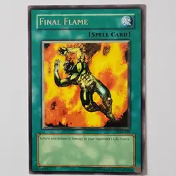 Final Flame - LOB-100 - NM/VLP - Rare - Unlimited - Yugioh - Spell Card - Image 1