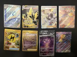 Pokemon 8 Card Lot - SV Dragonair Pecharunt Promo Hyper Rare Items NM/LP - Image 1
