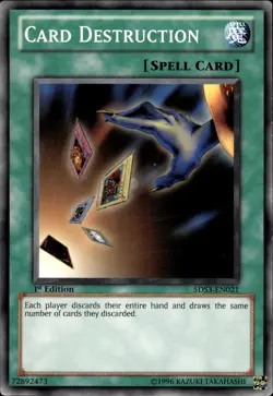 Card Destruction - 1st Edition 5DS3-EN021 - LP - YuGiOh - Image 1
