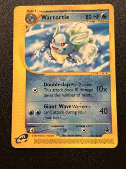 Wartortle 092/165 Expedition Base Set Pokemon Card Excellent ! - Image 1