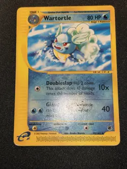 Wartortle 092/165 Expedition Base Set Pokemon Card Excellent ! - Image 2