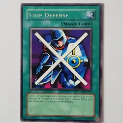 Stop Defense - LOB-095 - MP - Rare - Unlimited - Yugioh - Magic Card - Image 1