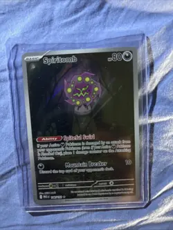 Pokemon TCG Spiritomb 148/132 2025 Mega Evolution Illustration Rare Card - NM - Image 1