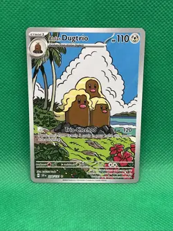 Alolan Dugtrio 208/191 Surging Sparks Pokemon Card Illustration Rare Near Mint - Image 1
