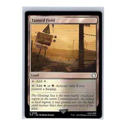 Tainted Field #298 Regular Uncommon Land MTG 2024 Universes Beyond Fallout - Image 1