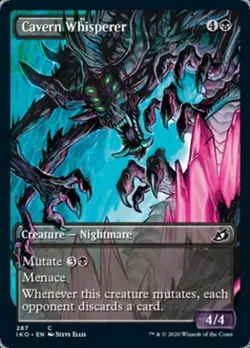 Cavern Whisperer (Showcase) -Foil Near Mint MTG Ikoria: Lair of Behemoths - Image 1