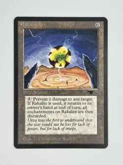 MTG RAKALITE Antiquities Regular MT+ Magic The Gathering - Image 1