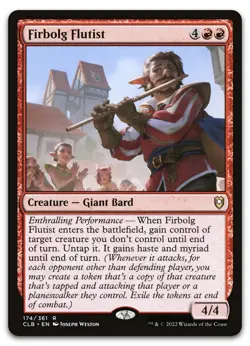 Firbolg Flutist #174 (NM) Baldur's Gate CLB Magic MTG - Image 1
