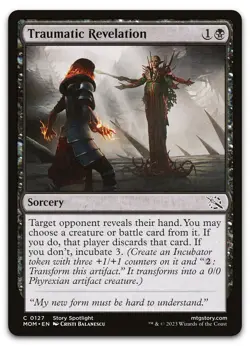 Traumatic Revelation #127 (NM) March of the Machine MOM Magic MTG - Image 1