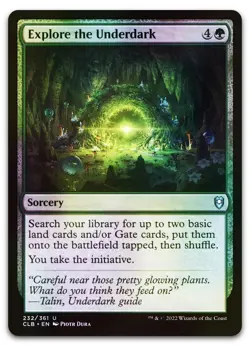 Explore the Underdark #232 (Foil) (NM) Baldur's Gate CLB Magic MTG - Image 1