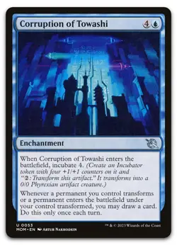 Corruption of Towashi #53 (NM) March of the Machine MOM Magic MTG - Image 1