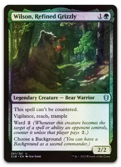 Wilson, Refined Grizzly #261 (Foil) (NM) Baldur's Gate CLB Magic MTG - Image 1
