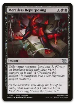 Merciless Repurposing #117 (NM) March of the Machine MOM Magic MTG - Image 1