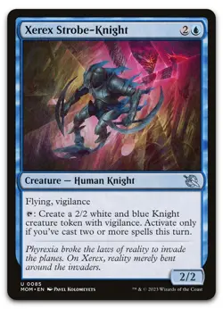 Xerex Strobe-Knight #85 (NM) March of the Machine MOM Magic MTG - Image 1