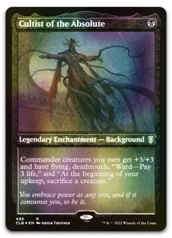 Cultist of the Absolute (Foil Etched) #495 (NM) Baldur's Gate CLB Magic MTG - Image 1