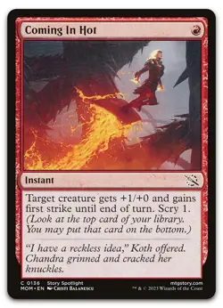 Coming In Hot #136 (NM) March of the Machine MOM Magic MTG - Image 1