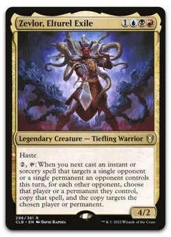 Zevlor, Elturel Exile #296 (NM) Baldur's Gate CLB Magic MTG - Image 1