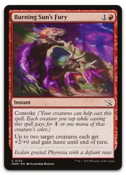 Burning Sun's Fury #133 (NM) March of the Machine MOM Magic MTG - Image 1