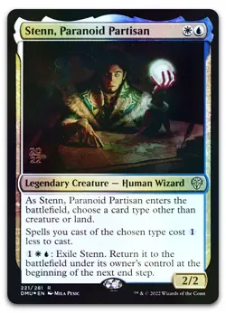 Stenn, Paranoid Partisan #221 (Foil) (NM) Prerelease Cards PRE Magic MTG - Image 1
