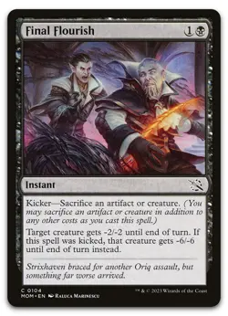 Final Flourish #104 (NM) March of the Machine MOM Magic MTG - Image 1