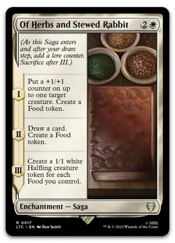 Of Herbs and Stewed Rabbit #17 (NM) Lord of the Rings LTC Magic MTG - Image 1