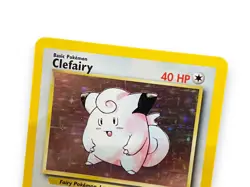 Clefairy 5/102 Holo Pokemon Base Set 1999 WOTC TCG - Image 3