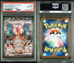 2023 Pokemon Scarlet & Violet Charizard ex SAR #134 PSA 10 Gem Mint - Image 5