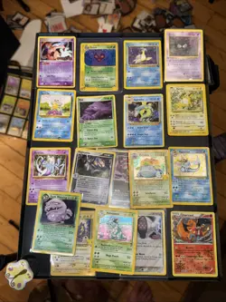 Old Pokemon Cards VINTAGE Rare BASE SET Collection Holos - Image 1