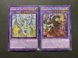 Albion The Sanctifire Dragon + Granguignol The Dusk Dragon | Prismatic | YuGiOh! - Image 1
