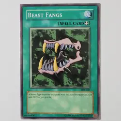 Beast Fangs - LOB-041 - NM/VLP - Common - Unlimited - Yugioh - Spell card - Image 1