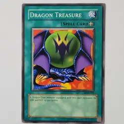 Dragon Treasure - LOB-092 - MP - Common - Unlimited - Yugioh - Spell card - Image 1