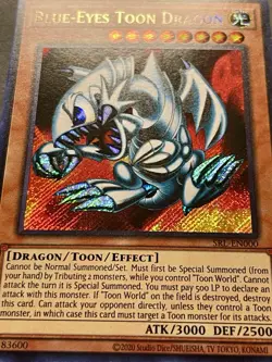 Blue-Eyes Toon Dragon | SRL-EN000 | Secret Rare | 25th Anniversary | NM | YuGiOh - Image 2