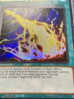 3x Lightning Storm | RA01-EN061 | Ultra Rares | NM | 1st Edition | YuGiOh! - Image 2