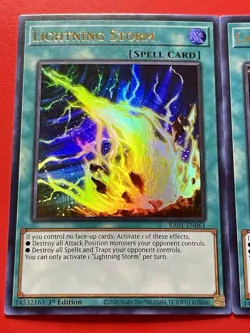 3x Lightning Storm | RA01-EN061 | Ultra Rares | NM | 1st Edition | YuGiOh! - Image 3