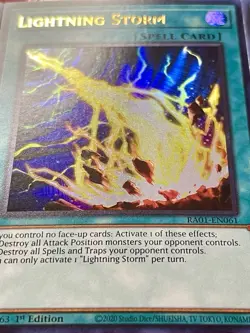 3x Lightning Storm | RA01-EN061 | Ultra Rares | NM | 1st Edition | YuGiOh! - Image 4