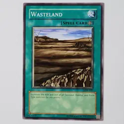 Wasteland - LOB-047 - LP - Common - Unlimited - Yugioh - Spell Card - Image 1
