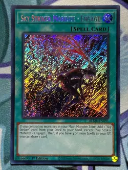 YuGiOh! TCG - Sky Striker Mobilize - Engage! Alt Art - Secret - BLMR-EN091 - 1st - Image 1