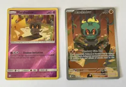 Pokemon Marshadow Mega Evolution 146/132 & Cosmic Eclipse 103/236 reverse holo - Image 1