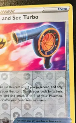 Wait And See Turbo 158/189 Reverse Holo Uncommon Astral Radiance Pokemon TCG - Image 3