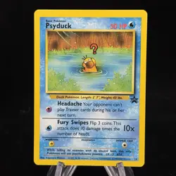 Psyduck #20 Black Star Pokemon League Promo 2000 LP/MP 💦 - Image 1