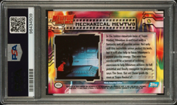 Topps Pokemon MECHANICAL MEWTWO #6 First Movie 1999 Blue Logo - PSA 8 - Image 2