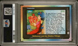 BULBASAUR & THE HIDDEN VILLAGE #EP10 - 2000 Topps Pokemon TV Series 2 - PSA 8 - Image 2