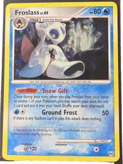 Pokemon TCG Froslass Diamond & Pearl Arceus 2/99 Holo Rare - Image 1