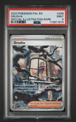 Grusha PSA 9 2023 Pokemon SV02: Paldea Evolved Special Illustration Rare MINT❄ - Image 1