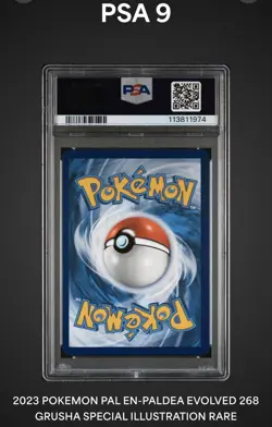 Grusha PSA 9 2023 Pokemon SV02: Paldea Evolved Special Illustration Rare MINT❄ - Image 2