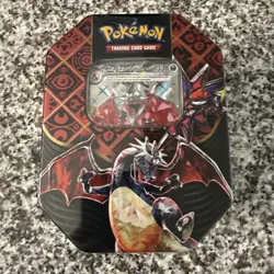 Pokemon TCG Scarlet & Violet Paldean Fates Charizard Tin Factory Sealed - Image 1