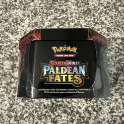 Pokemon TCG Scarlet & Violet Paldean Fates Charizard Tin Factory Sealed - Image 3