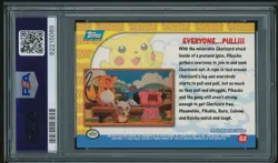 1999 Topps Pokemon First Movie EVERYONE PULL - Blue Logo Pikablu Error - PSA 8 - Image 2